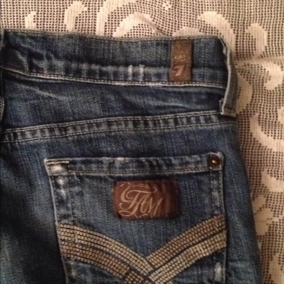 7 FOR ALL MANKIND ORGANIC COTTON SUPER SKINNY JEAN - Picture 9 of 9